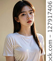美麗的女人肖像 127917406