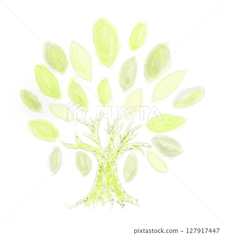 Watercolor illustration of trees Watercolor illustration of trees 127917447
