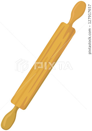 擀麵棍插畫向量素材 擀麵棍插畫向量素材 127917657