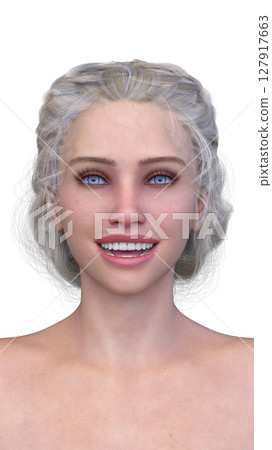 Close-up of a woman's face Close-up of a woman's face 127917663