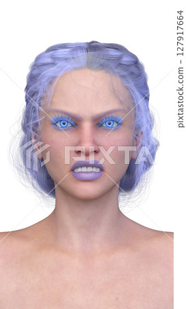 Close-up of a woman's face Close-up of a woman's face 127917664