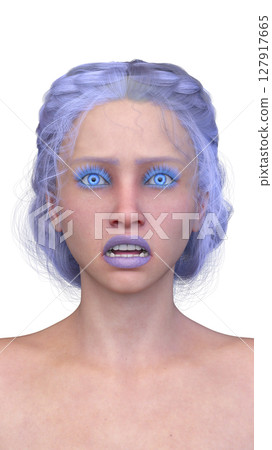 Close-up of a woman's face Close-up of a woman's face 127917665