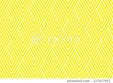 Abstract geometric pattern. A seamless vector background. White and yellow ornament. Graphic modern pattern. Simple lattice graphic design 127917951