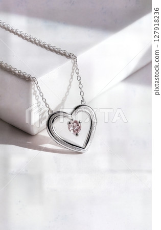 Exquisite Heart Pendant Necklace A Symbol of Love and Elegance for Special Occasions Exquisite Heart Pendant Necklace A Symbol of Love and Elegance for Special Occasions 127918236