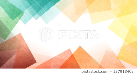 Orange square Japanese pattern background 127918402