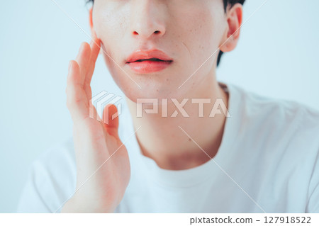 Men's skin care - natural beauty images Men's skin care - natural beauty images 127918522