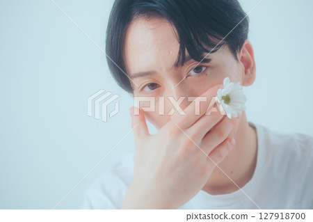花與少年－自然慵懶的美人剪裁 127918700