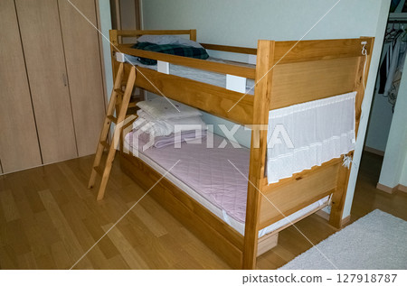 Bunk beds in children's room 127918787