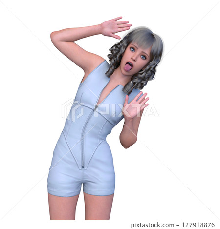 Women in shorts Women in shorts 127918876