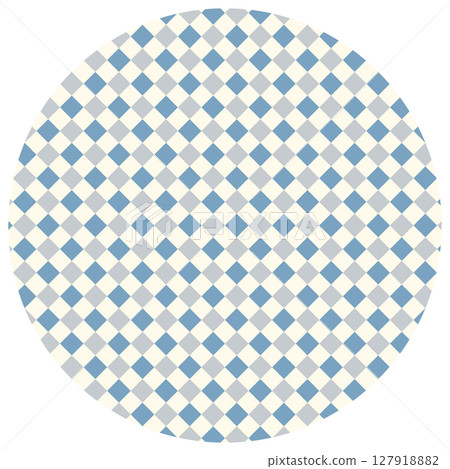 Pattern 3-2 Checkered pattern Blue Pattern 3-2 Checkered pattern Blue 127918882