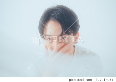 Wrapped in a soft veil - an ennui gaze Wrapped in a soft veil - an ennui gaze 127918934