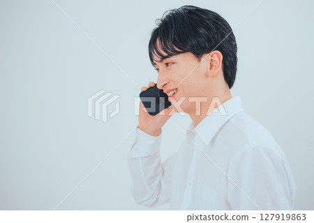 韓式商務手機場景x簡約白 韓式商務手機場景x簡約白 127919863