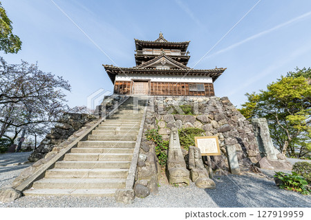 Maruoka Castle Tower, one of Japan's 100 Great Castles, Sakai City, Fukui Prefecture Maruoka Castle Tower, one of Japan's 100 Great Castles, Sakai City, Fukui Prefecture 127919959