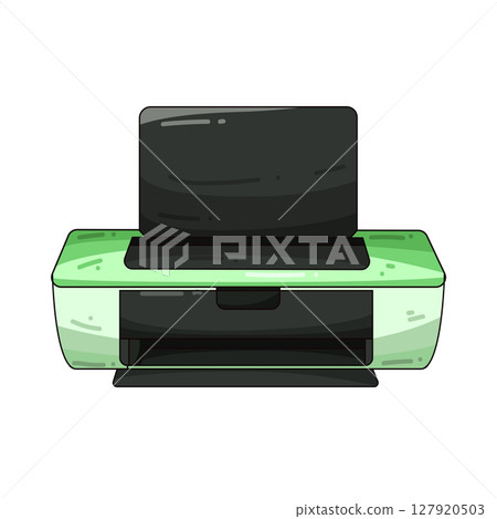 illustration of printer illustration of printer 127920503