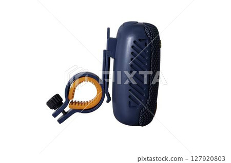 Portable Bluetooth Bicycle Speaker with Handlebar Mount. High quality photo Portable Bluetooth Bicycle Speaker with Handlebar Mount. High quality photo 127920803
