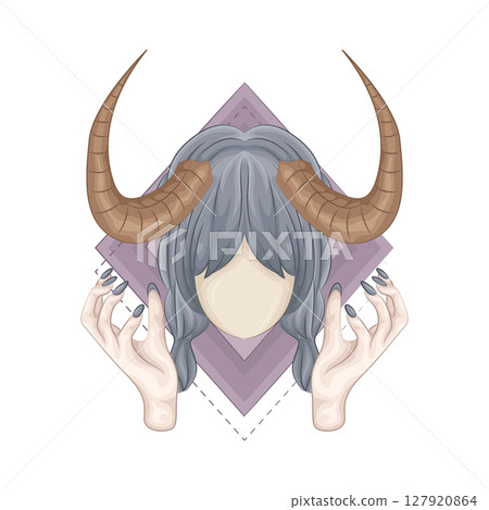 Illustration of Capricorn  127920864