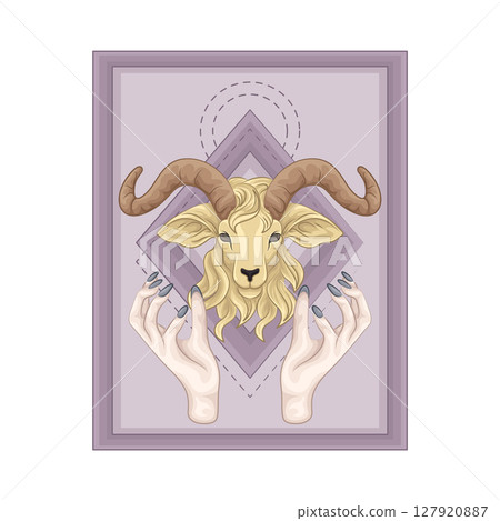 Illustration of Capricorn  127920887