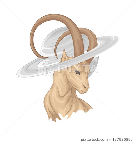 Illustration of Capricorn  127920893