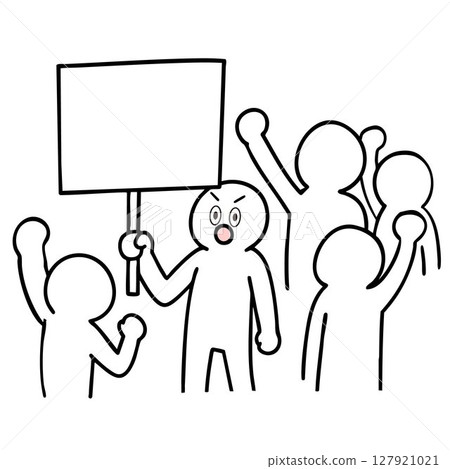 Stick figures demonstrating Stick figures demonstrating 127921021