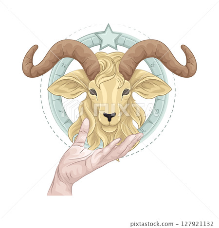 Illustration of Capricorn Illustration of Capricorn 127921132