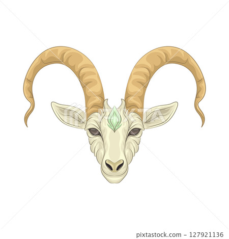 Illustration of Capricorn Illustration of Capricorn 127921136