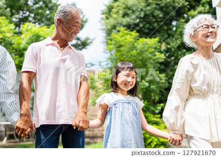 Three generation family family image 127921670