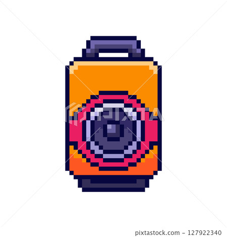 Pixel art speaker design Pixel art speaker design 127922340