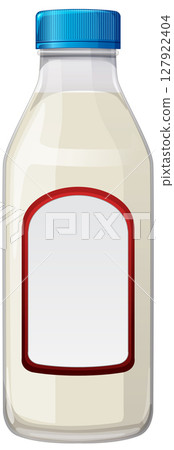 Minimalist Milk Bottle Vector Illustration Minimalist Milk Bottle Vector Illustration 127922404