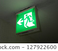 Illuminated emergency exit signs 127922600