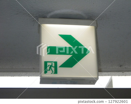 Emergency exit guide Emergency exit guide 127922601