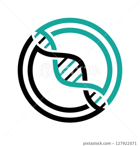 DNA logo template design 127922871