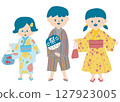 浴衣的孩子 127923005