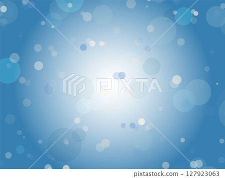 Blue gradient polka dot abstract background material 127923063