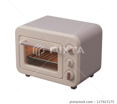 Oven Minimalist 3D Rendering in a Soft And Smooth Renderer 127923175