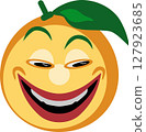 Laugh Orange Expression Face Emoji 127923685