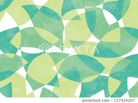 Leaf curve geometric pattern grunge 127924267
