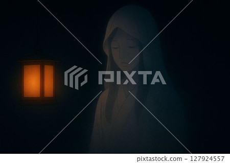 燈籠的光慢慢暗淡下來 127924557