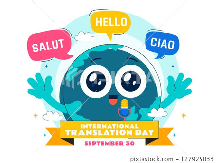 International Translator or Translation Language Day Illustration with Hello Greetings from Different Countries and Multilingual Global Communication International Translator or Translation Language Day Illustration with Hello Greetings from Different Countries and Multilingual Global Communication 127925033