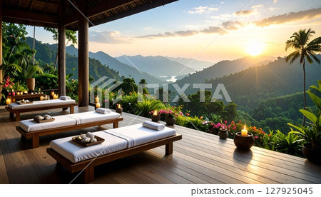 Image of a relaxing spa Image of a relaxing spa 127925045