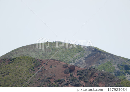 Summit and climbing of Mount Takachiho 127925084