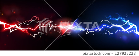 Electric vs thunder battle Electric vs thunder battle 127925228