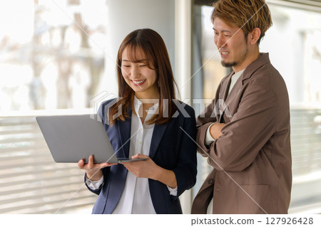 Business scene Business scene 127926428