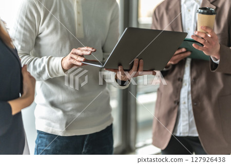 Business scene 127926438