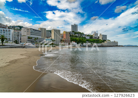 從熱海海岸望去的熱海飯店區 127926623