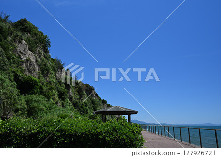 江口濱海濱公園美麗的自然風光 江口濱海濱公園美麗的自然風光 127926721