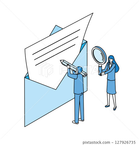 man drawing business email man drawing business email 127926735