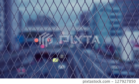 Wire mesh fence Wire mesh fence 127927850