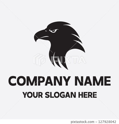 Eagle logo vector illustrations design template 127928042