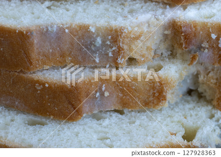 Mold on white bread close up Mold on white bread close up 127928363