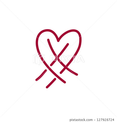 Modern hashtag social network logo design 127928724